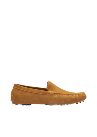 Driving Loafers, Tobacco Suede