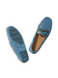 Petrol Blue Suede