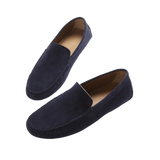Navy Blue Suede