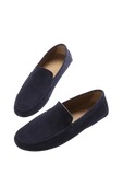 Navy Blue Suede