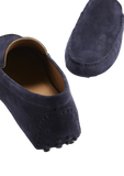 Navy Blue Suede