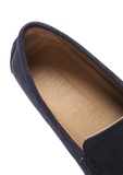 Navy Blue Suede