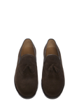 Brown Suede Tasselled Brogues, Welted Leather Sole