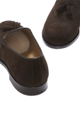 Brown Suede Tasselled Brogues, Welted Leather Sole