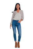 Mid Waist Skinny Jeans