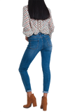 Mid Waist Skinny Jeans
