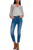 Mid Waist Skinny Jeans