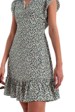 Mini Ruffle Floral Dress