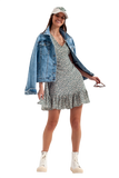 Mini Ruffle Floral Dress