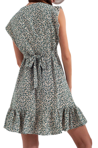 Mini Ruffle Floral Dress