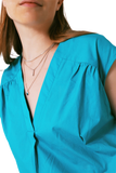 Mini Poplin Sleeveless Dress