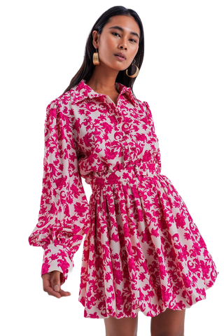 Mini Fuchsia Dress