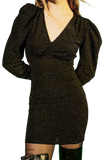 Mini v Neck Dress