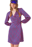 Mini v Neck Wrap Dress