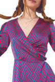 Mini v Neck Wrap Dress