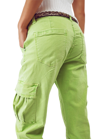 Mint Green Cargo Pants