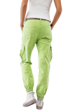 Mint Green Cargo Pants