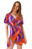 Mini Multicolor Dress