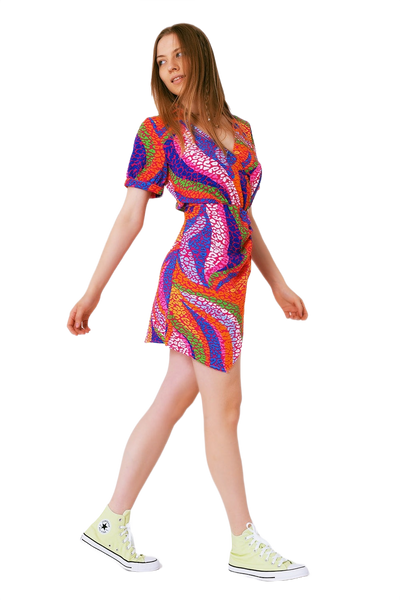 Mini Multicolor Dress