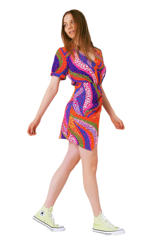 Mini Multicolor Dress