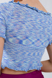 Knitted Top in Blue