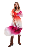 Ombre Sweetheart Maxi Dress