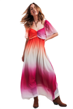 Ombre Sweetheart Maxi Dress