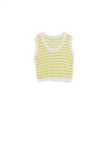 Open Knit Sleeveless Sweater