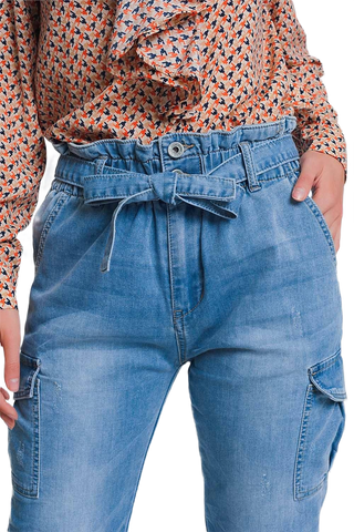 Tie Waist Jeans