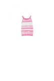 Pink Halter Tank Top With Stripe Design in Different Knits