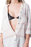 Pink Stripe Tie Sleeves