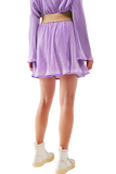 Lilac Mini Skirt
