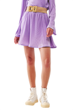 Lilac Mini Skirt