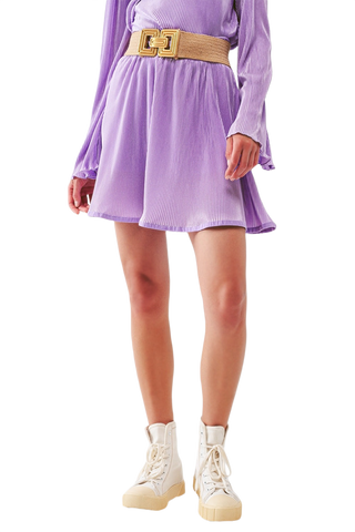 Lilac Mini Skirt