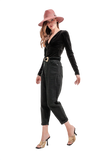 Pocket Detail Jeans in Black