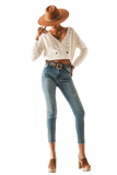 Pointelle Knitted Cardi in Cream
