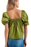 Balloon Sleeve Top