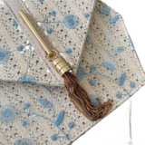 Hexagon Style Straw Lace Embroidery Bag