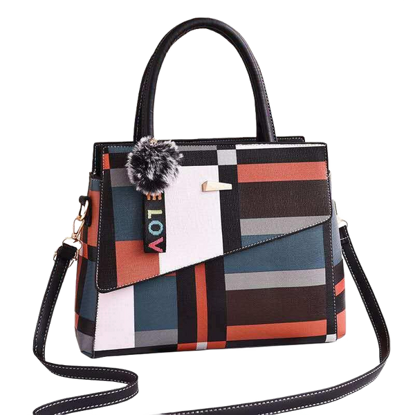 Patchwork Casual Large Shoulder Handbag