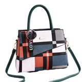 Patchwork Casual Large Shoulder Handbag