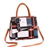 Patchwork Casual Large Shoulder Handbag