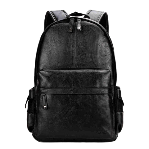 Eloquent Style Leather Backpack