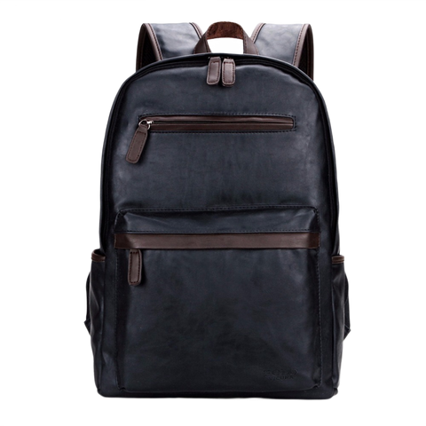 Casual  Leather Zipper'z Backpack