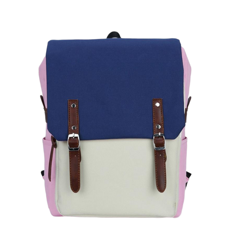 Simple Style Backpack Women PU Leather Shoulder Bag For Teenage Girls School Bags Fashion Vintage Solid Rucksack mochila #LREW