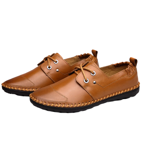 Genuine Leather Fashion Breathable Men Loafers