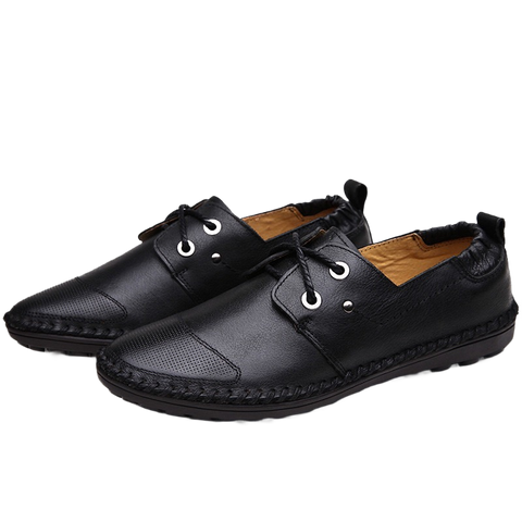 Genuine Leather Fashion Breathable Men Loafers