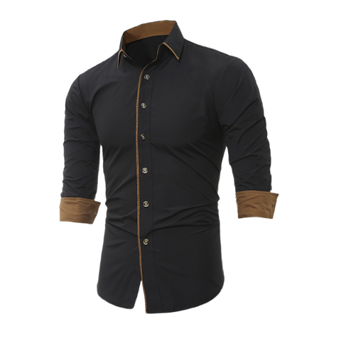 Long Sleeve Slim Fit Formal Dress Shirt