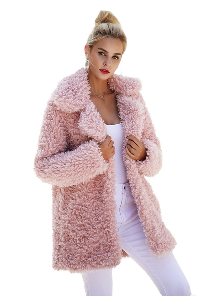 Faux Fur Long Coat