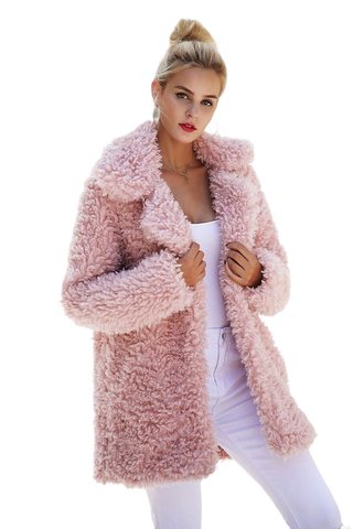 Faux Fur Long Coat