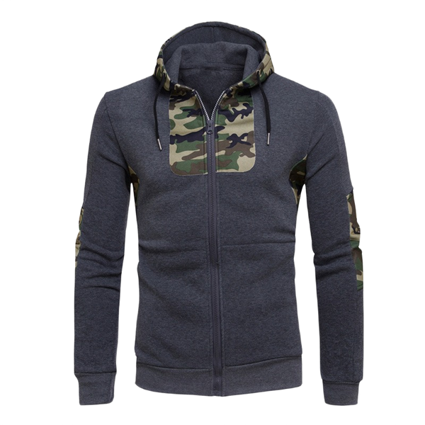 Camouflage Hooded Sweatshirt